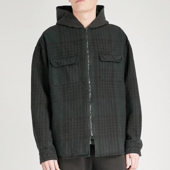 yeezy season 5 flannel